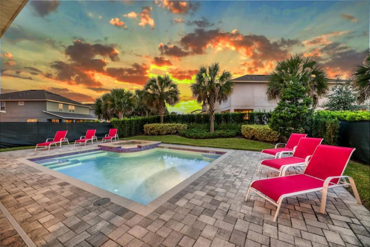 Spacious 8 Bdr Family Home With Arcades And Free Pool Heat Orlando Buitenkant foto