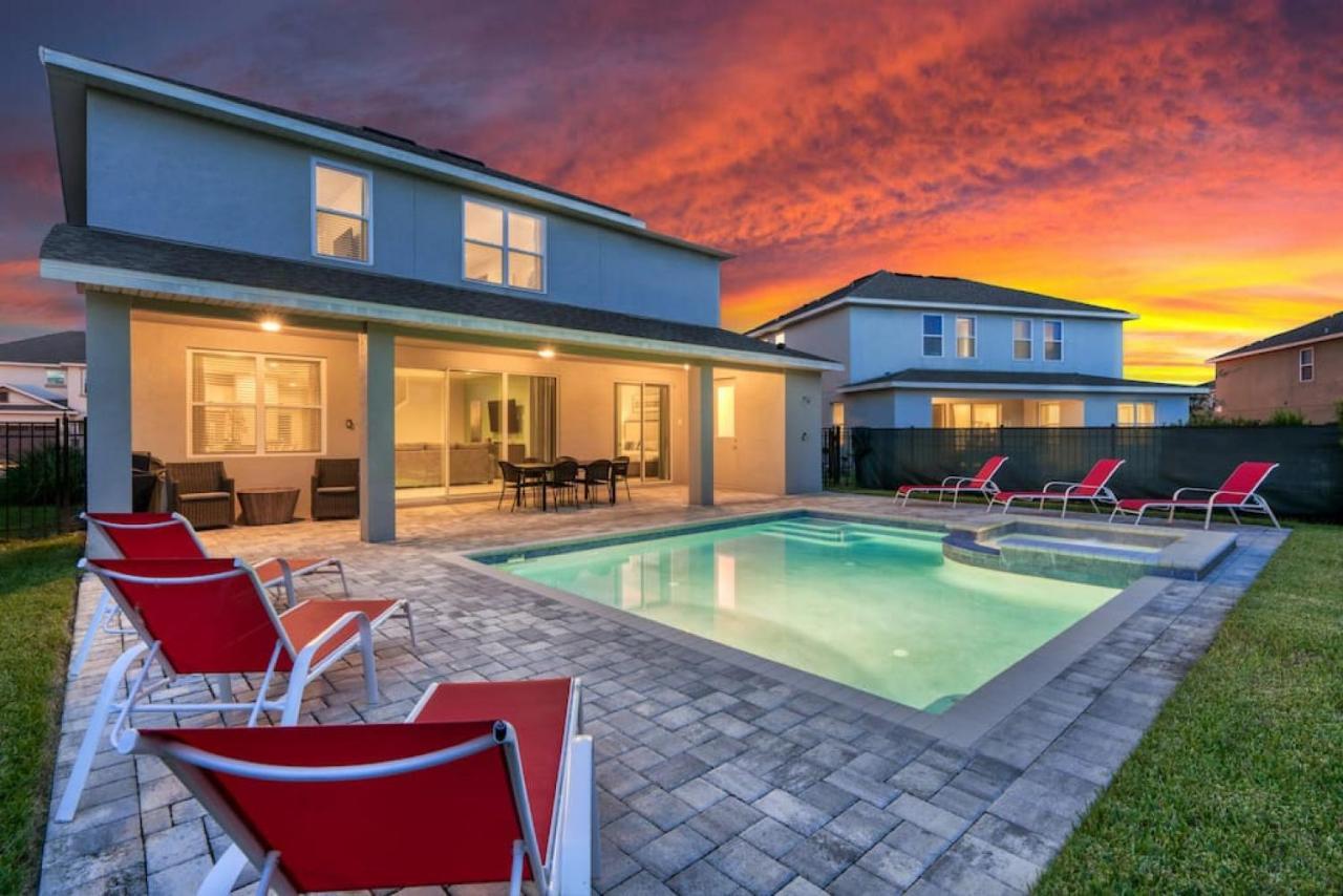 Spacious 8 Bdr Family Home With Arcades And Free Pool Heat Orlando Buitenkant foto